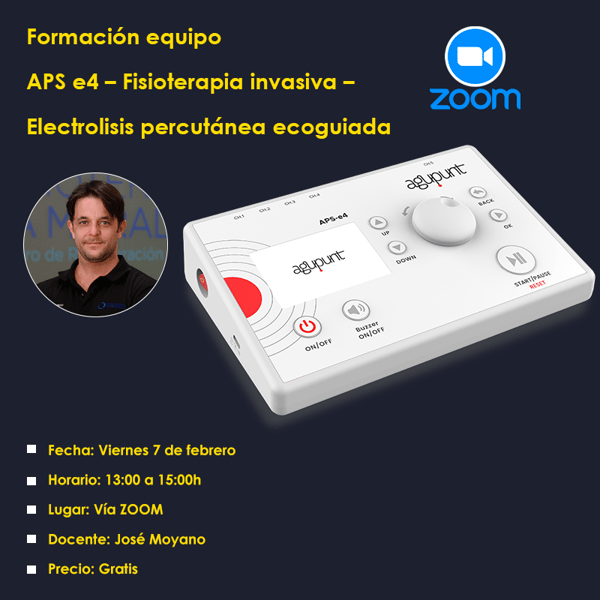 AUSBILDUNG IN INVASIVER PHYSIOTHERAPIE – ULTRA-GEFÜHRTE PERKUTANE ELEKTROLYSE – APSE4 TEAM – 7. Februar 2025 – ZOOM